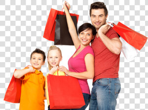 Familia feliz1   Family Shopping Images Free Download  HD Png Download