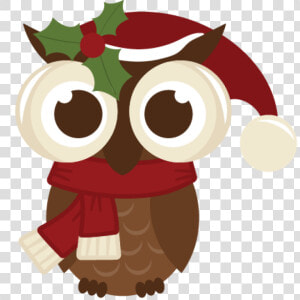 Christmas Owl Clipart Cute Christmas Owl Clipart Plant   Christmas Cute Clipart Png  Transparent Png