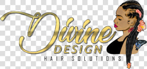 Divine Design Hair Solutions   Hair Braiding Braiding Logo  HD Png Download