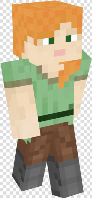 Trying Out Some Minecraft Skins Jayden Riddick Medium   Minecraft Default Alex Skin  HD Png Download