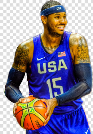 Melo Freetoedit   Usa Basketball Players  HD Png Download