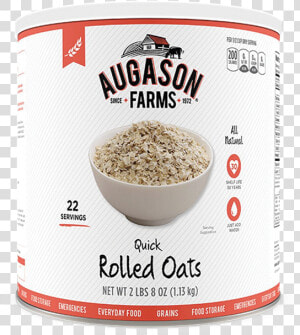 Augason Farms® Quick Rolled Oats Can   Distribuidor Augason Farms En España  HD Png Download