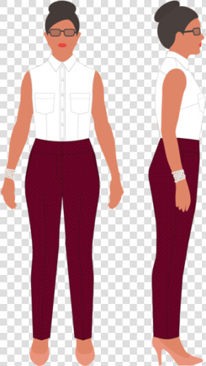 Elise Pants   Standing  HD Png Download