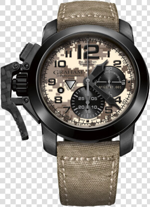 Graham Watch Chronofighter Black Arrow Digicamo  HD Png Download