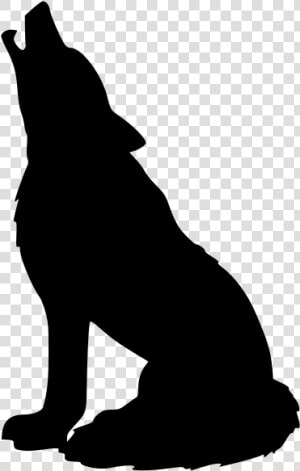 Gray Wolf Silhouette Clip Art   Wolf Head Silhouette Png  Transparent Png