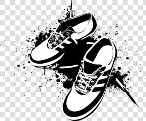 Transparent Sneakers Clipart   Vector Sepatu Png  Png Download