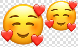 Smiling Face With 3 Hearts Emoji Png  Transparent Png