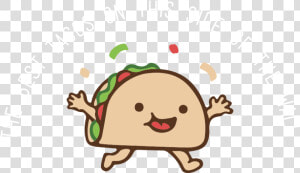 Happy Taco Tacos Transparent Sticker   Happy Taco Png  Png Download