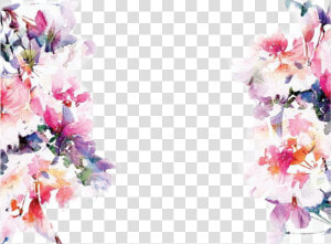 Painted Flowers   Nuestra Boda  HD Png Download