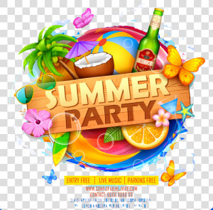 Summer Party Png Image Download   Summer Party Logo Png  Transparent Png