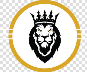 King And Co Barbershop Calgary   Logo Lion With Crown  HD Png Download