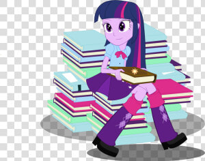 Twilight Sparkle Pinkie Pie My Little Pony   My Little Pony Equestria Girls Twilight Sparkle Book  HD Png Download