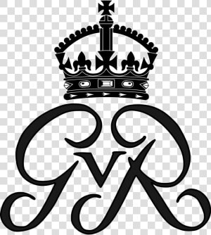 Crowns Clipart King Drawing   George V Royal Cypher  HD Png Download