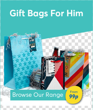 Gift Bags And Wrap For Him   Flyer  HD Png Download