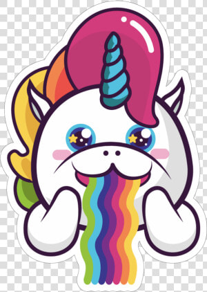 Transparent Unicornio Png   Unicornio Vomitando Arco Iris  Png Download