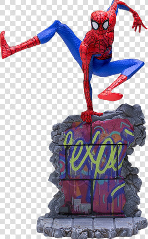 Spider Man Into The Spider Verse Statues  HD Png Download