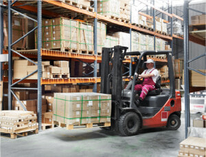 Forklift   Put Away Process In Warehouse  HD Png Download