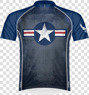 Air Force Vintage Logo Men S Sport Cut Cycling Jersey   Us Air Force Jersey  HD Png Download