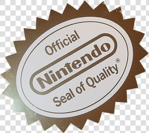 Transparent Nintendo Png   Official Nintendo Seal Of Quality Logo  Png Download