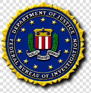 Fbi Logo Smaller   Department Of Justice Fbi  HD Png Download