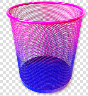 Ombre Trash Can   Trash Can For Room  HD Png Download