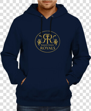 Ipl 07 N  Rajasthan Royals Hoodie Navy Blue   Iron Man Hoodie Black  HD Png Download