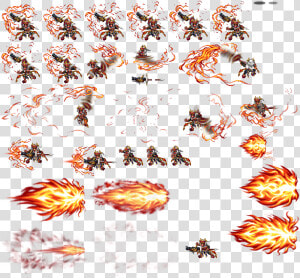 Brave Frontier Fire Sprite Sheets   Brave Frontier Sprite Sheet  HD Png Download