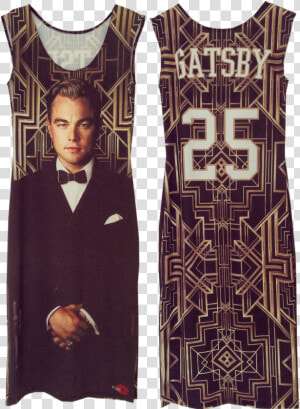 Great Gatsby 25 Kiss Handmade Dress   Great Gatsby Leonardo Dicaprio Suit  HD Png Download