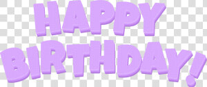 Happy Birthday Purple Text Png Clip Art Image   Happy Birthday Purple Png  Transparent Png