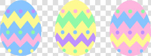 Pastel Easter Egg Clipart   Pastel Coloured Easter Eggs  HD Png Download