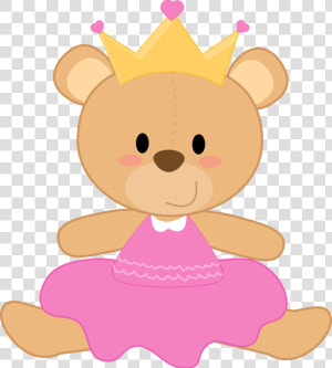 Ursinho Menina Png   Teddy Bear Princess Clipart  Transparent Png