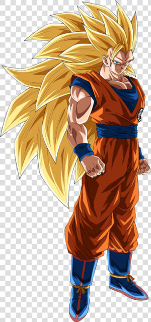 Songoku Super Saiyan 3  HD Png Download