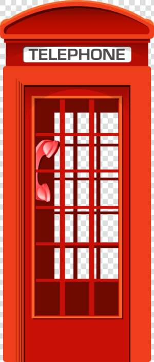 English Telephone Booth Png Clipart   Red Telephone Box Clipart  Transparent Png