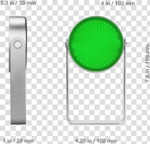 Illuminate Green Light Led Disk   Circle  HD Png Download