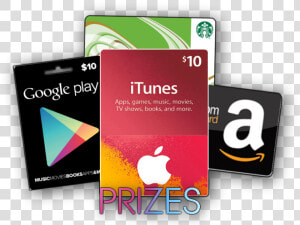 Transparent Itunes Gift Card Png   Itunes Amazon Google Play Gift Cards  Png Download