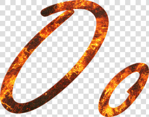 Letter  O  Fire  Embers  Lava  Font  Write  Type  Fonts   Illustration  HD Png Download