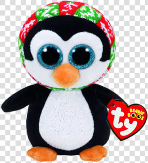 Penelope Xmas Penguin   Beanie Boo Heather  HD Png Download