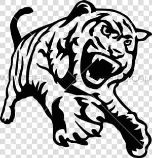 Good Clipart Tiger Body   Black And White Tiger Clipart  HD Png Download