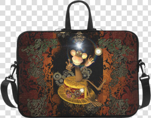 Steampunk  Funny Monkey Laptop Handbags 17   Handbag  HD Png Download