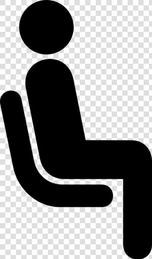 Stickman Sitting On Chair  HD Png Download