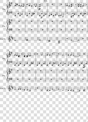 Evil Eyes Sheet Music Composed By Rkw 3 Of 10 Pages   Two Weeks Grizzly Bear Drums Partition  HD Png Download