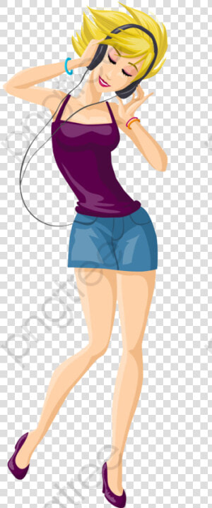 Listening To Music Clipart Dancing   Listen To Music Png  Transparent Png