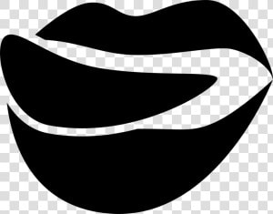 Foodilicious Logo Of Mouth Lips With Tongue   Lips And Tongue Svg  HD Png Download