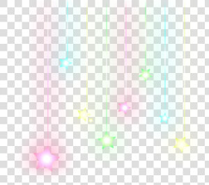  ftestickers  stars  hanging  neon  luminous  colorful   Graphic Design  HD Png Download