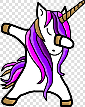 Dab Dabbing Dabbingunicorn Unicorn Purple Pink White   Dabbing Unicorn Transparent Gif  HD Png Download