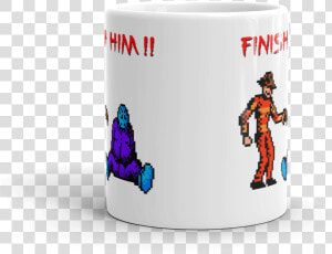 Finish Him Freddy V Jason Mug   Coffee Cup  HD Png Download