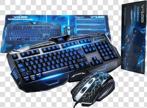 Download Keyboards Kit Mouse   V 100 Super Xblaster Keyboard  HD Png Download