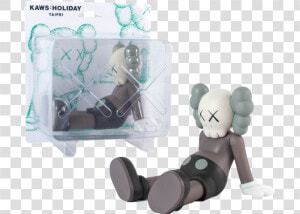 Kaws Holiday Limited 7 inch Vinyl Figure Brown   Kaws Holiday Taipei Figure  HD Png Download