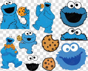 Cookie Monster Download Transparent Png Image   Cookie Monster Face Svg  Png Download