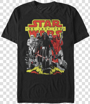 First Order Star Wars The Last Jedi T shirt   T shirt  HD Png Download